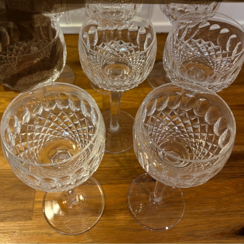 Posting #2 of 2 Four Waterford ‘Colleen’ Hock Wine Glasses